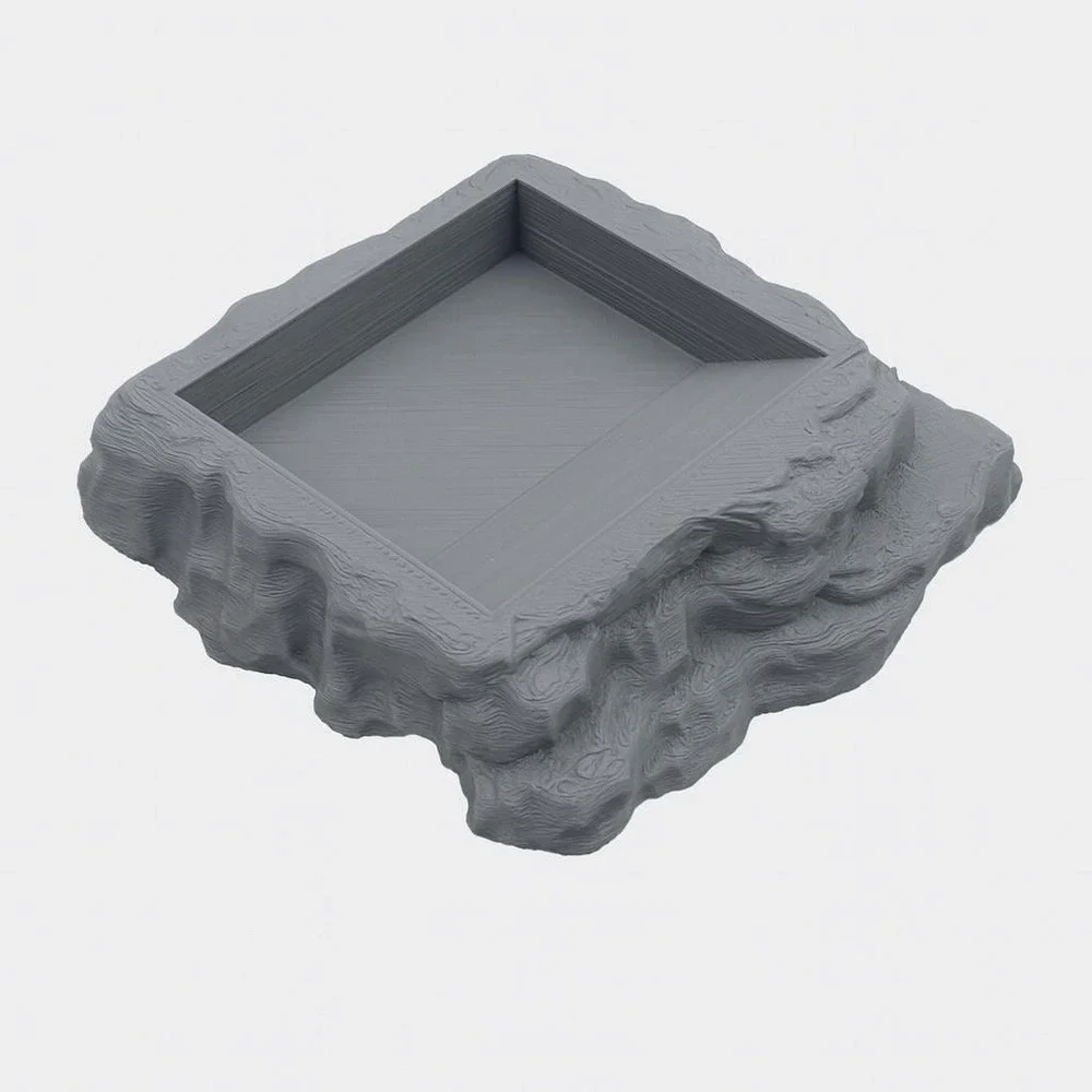 Stone Layered Reptile Water Dish • Terrarium‎ Tank Bowl for Geckos & Lizards